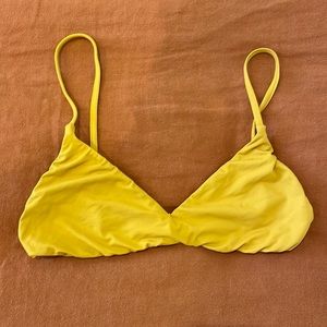 yellow bikini top